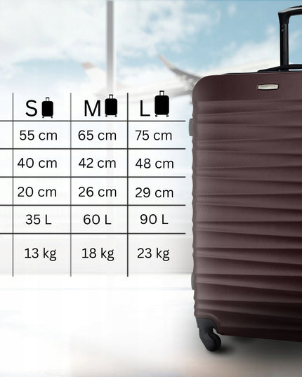 Didelis kelioninis lagaminas su ratukais RYANAIR WIZZAIR 90L kietas XXL ZAGATTO