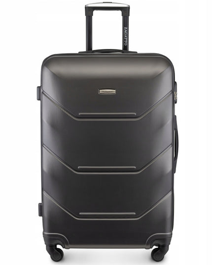 Didelis kelioninis lagaminas su ratukais RYANAIR WIZZAIR 90L kietas XXL ZAGATTO