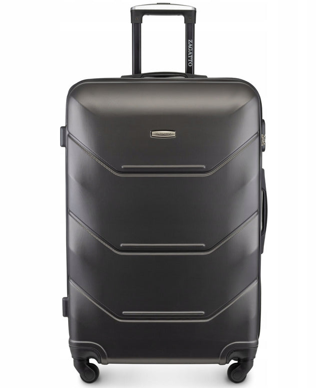 Didelis kelioninis lagaminas su ratukais RYANAIR WIZZAIR 90L kietas XXL ZAGATTO