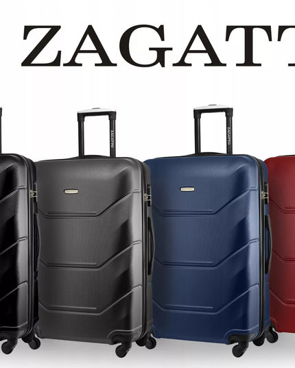 Didelis kelioninis lagaminas su ratukais RYANAIR WIZZAIR 90L kietas XXL ZAGATTO