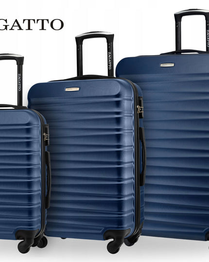 Didelis kelioninis lagaminas ant ratukų RYANAIR WIZZAIR 90L, kietas, XXL, ZAGATTO