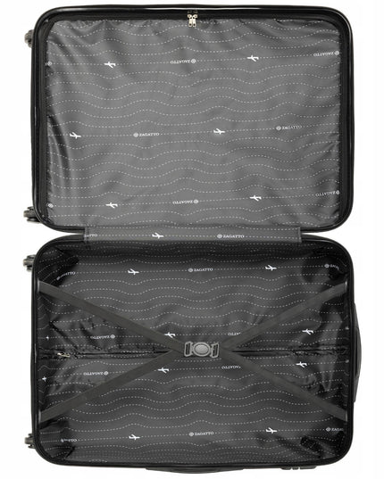 Didelis kelioninis lagaminas ant ratukų RYANAIR WIZZAIR 90L, kietas, XXL, ZAGATTO