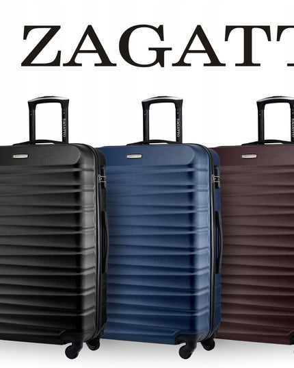 Didelis kelioninis lagaminas ant ratukų RYANAIR WIZZAIR 90L, kietas, XXL, ZAGATTO