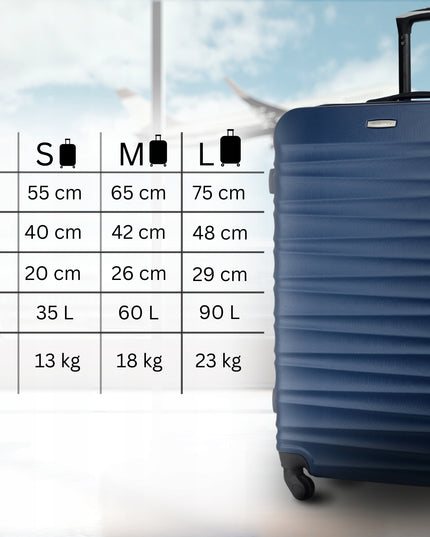 Didelis kelioninis lagaminas ant ratukų RYANAIR WIZZAIR 90L, kietas, XXL, ZAGATTO