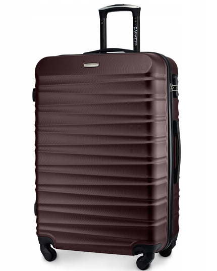 Didelis kelioninis lagaminas su ratukais RYANAIR WIZZAIR 90L kietas XXL ZAGATTO