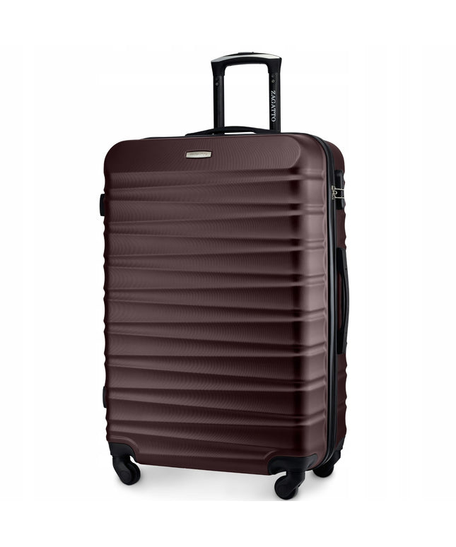 Didelis kelioninis lagaminas su ratukais RYANAIR WIZZAIR 90L kietas XXL ZAGATTO