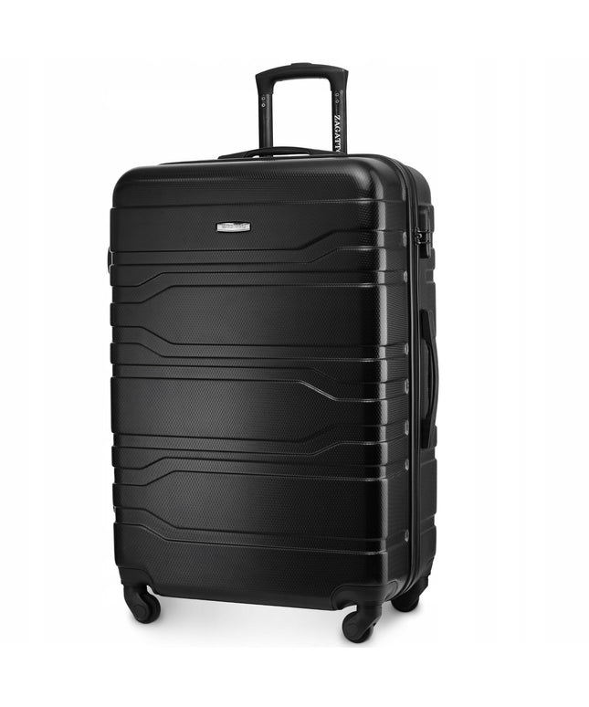 Didelis kelioninis lagaminas su ratukais RYANAIR WIZZAIR 90L kietas XXL ZAGATTO