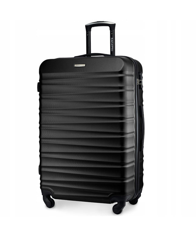 Didelis kelioninis lagaminas su ratukais RYANAIR WIZZAIR 90L kietas XXL ZAGATTO