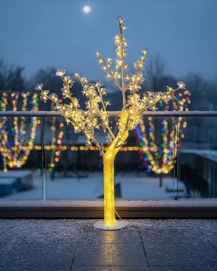 Didelė LED Kalėdinė Eglutė 120 cm, Vyšninė, Lauko Apšvietimui