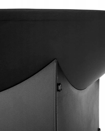 Didelė metalinė sodo laužavietė ant kojų 56 cm