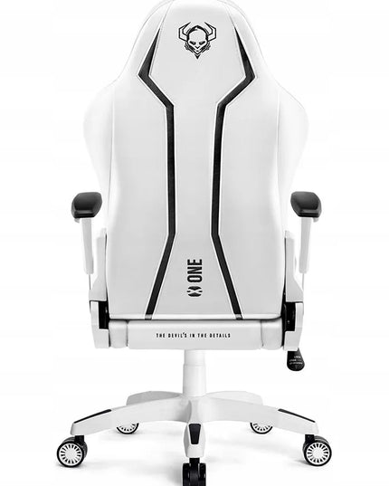 Didelė žaidimų kėdė DIABLO X-One 2.0 King Size, balta ir juoda