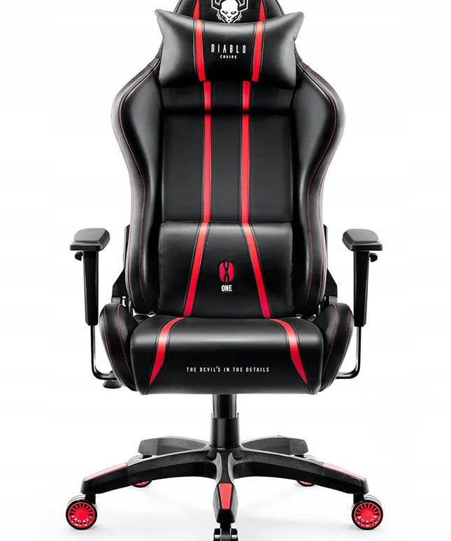 Didelė žaidimų kėdė Diablo X-One 2.0 King juoda ir raudona