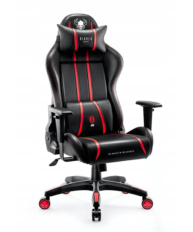 Didelė žaidimų kėdė Diablo X-One 2.0 King juoda ir raudona