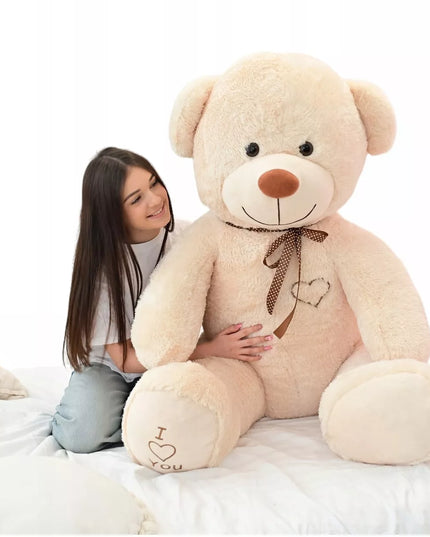 Didelis pliušinis meškiukas, milžiniškas žaislas Gigant, 190 cm