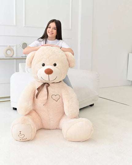 Didelis pliušinis meškiukas, milžiniškas žaislas Gigant, 190 cm