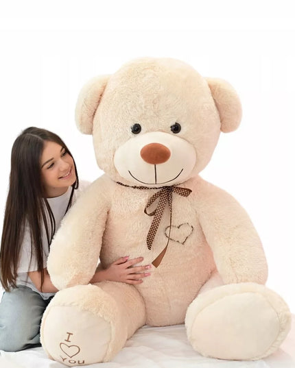 Didelis pliušinis meškiukas, milžiniškas žaislas Gigant, 190 cm