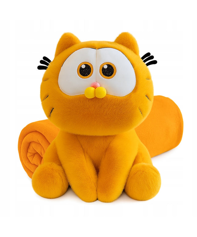 Didelis pliušinis žaislas/maskotas, Garfield stiliaus, 40 cm, pliušinis katinas Garfield, dovana
