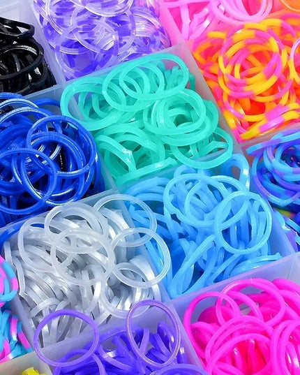Didelis XXL „Lumi Bands“ apyrankių gamybos rinkinys, 4400 dalių