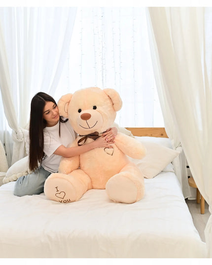 Didelis pliušinis meškiukas 160 cm – milžiniškas XXL apkabinamas meškinas