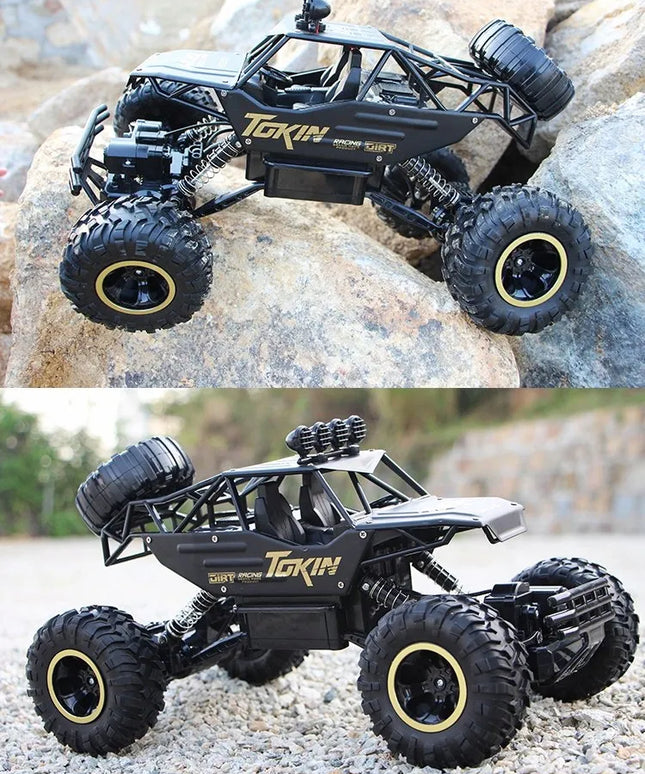 oreNICE didelis nuotoliniu būdu valdomas visureigis, metalinis RC automobilis, 4x4, 1:12