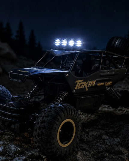 oreNICE didelis nuotoliniu būdu valdomas visureigis, metalinis RC automobilis, 4x4, 1:12
