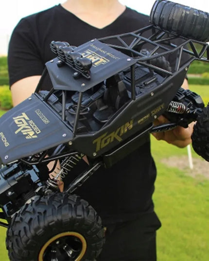 oreNICE didelis nuotoliniu būdu valdomas visureigis, metalinis RC automobilis, 4x4, 1:12