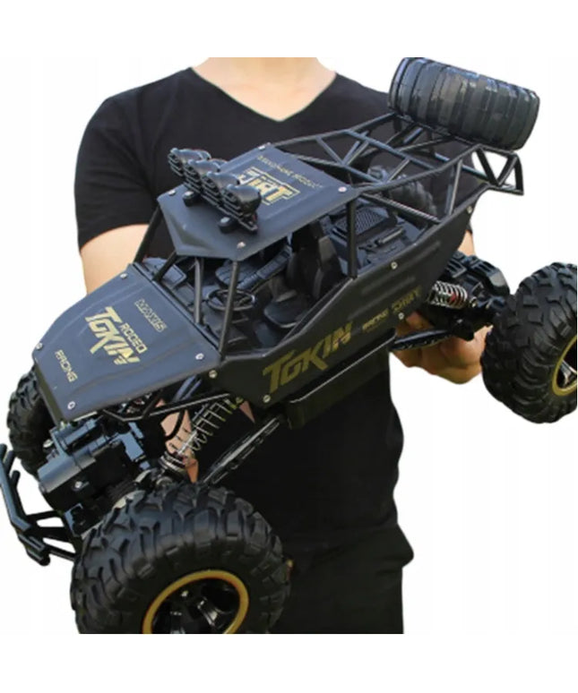 oreNICE didelis nuotoliniu būdu valdomas visureigis, metalinis RC automobilis, 4x4, 1:12
