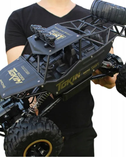 oreNICE didelis nuotoliniu būdu valdomas visureigis, metalinis RC automobilis, 4x4, 1:12