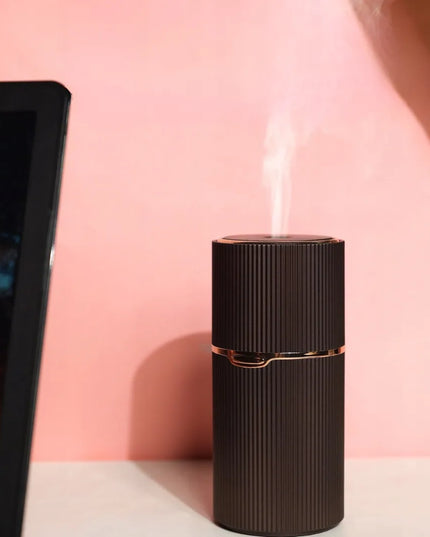Automobilinis difuzorius Aroma Cup, rudas, USB, kompaktiškas eteriniams aliejams