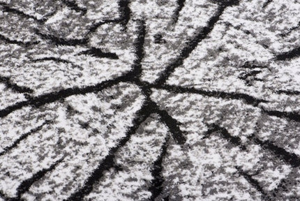 Kilimas 160x220 pilkas svetainei, medžio kamieno gamtos 3D efektas, loft, Deluxe Tree