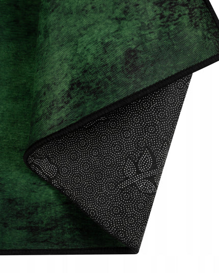 Kilimas BCF 220cmx160cm Žalias Loft neslystantis madingas trumpo plauko