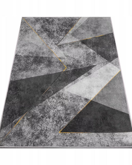 Eureka Home geometrinis kilimas 100x150 cm, smėlio spalvos