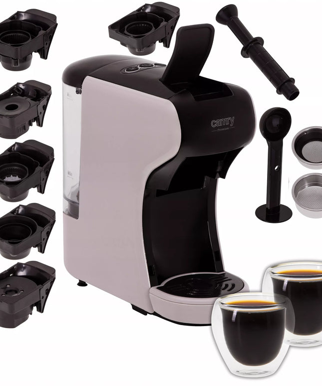 Slėginis kavos aparatas kapsulėms Nespresso Dolce Gusto Tchibo + puodelis