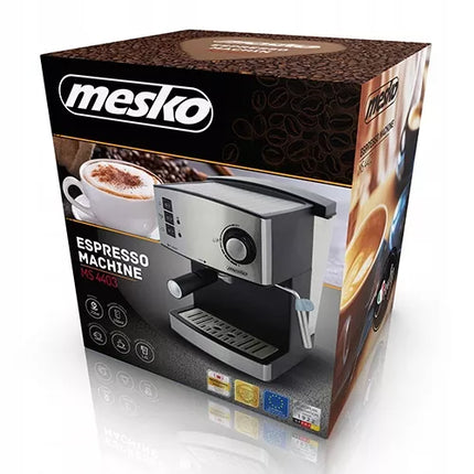 Slėginis "ESPRESSO" kavos aparatas su portafiltru, 15 BAR, "CAPPUCCINO", putų plakiklis