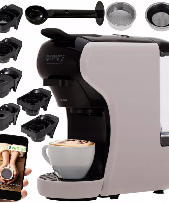 Slėginis kavos aparatas kapsulėms Nespresso Dolce Gusto Tchibo