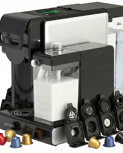 Kapsulinis kavos aparatas, skirtas Nespresso, Dolce Gusto ir Tchibo Caffissimo kapsulėms