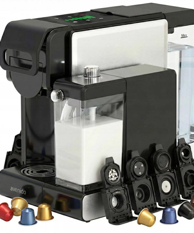 Kapsulinis kavos aparatas, skirtas Nespresso, Dolce Gusto ir Tchibo Caffissimo kapsulėms