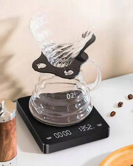Elektroninės virtuvinės svarstyklės BLOW KS-207, tikslios 3000 g - 0,1 g, laikmatis, USB įkraunamos