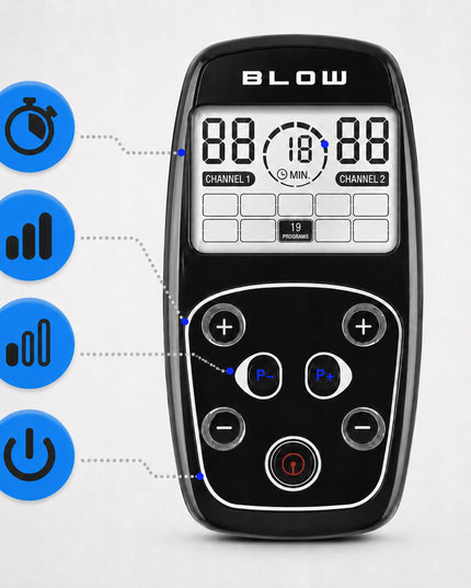 BLOW EMS pilvo raumenų elektrostimuliatorius – masažinis diržas