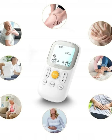 Jumper JPD-ES200 TENS ir EMS elektrostimuliatorius raumenims, elektrodai, masažuoklis