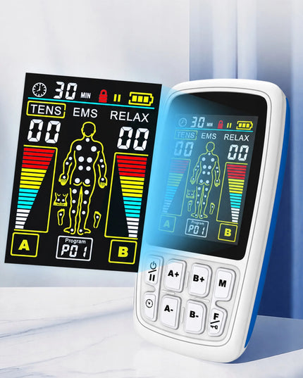 BLOW EMS-01 raumenų elektrostimuliatorius TENS, EMS ir RELAX masažui