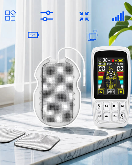BLOW EMS-01 raumenų elektrostimuliatorius TENS, EMS ir RELAX masažui