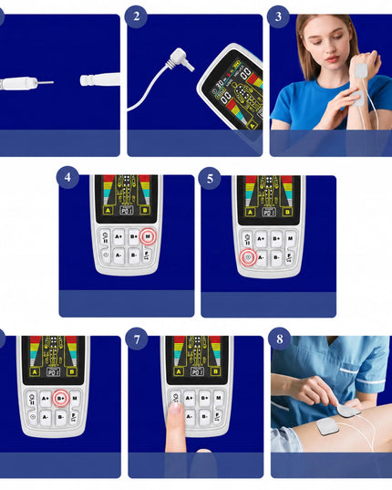 BLOW EMS-01 raumenų elektrostimuliatorius TENS, EMS ir RELAX masažui