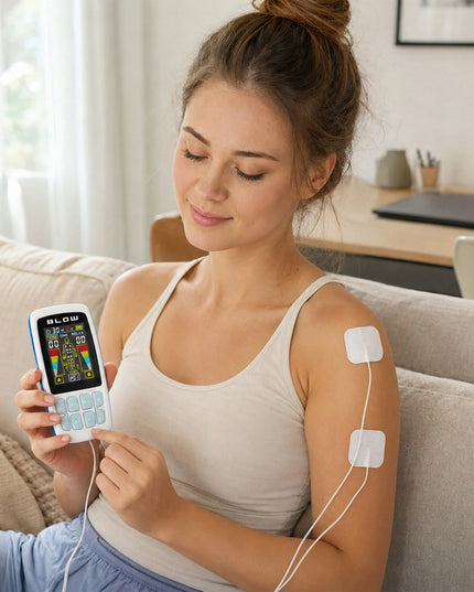 BLOW EMS-01 raumenų elektrostimuliatorius TENS, EMS ir RELAX masažui