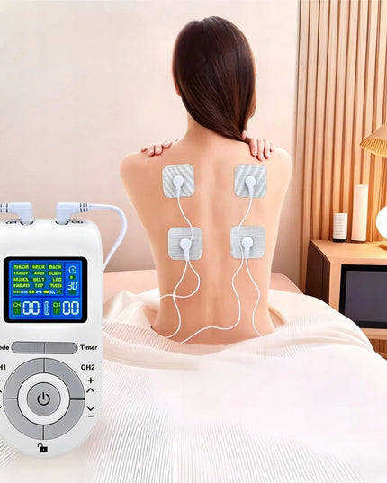 TENS EMS raumenų elektrostimuliatorius, masažuoklis ir elektroterapijos prietaisas 5 viename