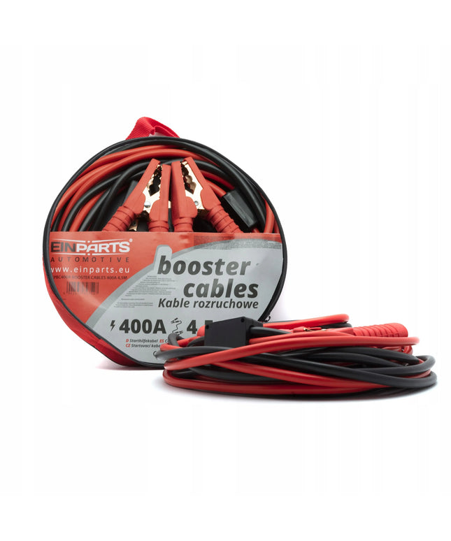 „EinParts EPBC400A“ užvedimo kabeliai, 400 A, 4,5 m, 16 mm²