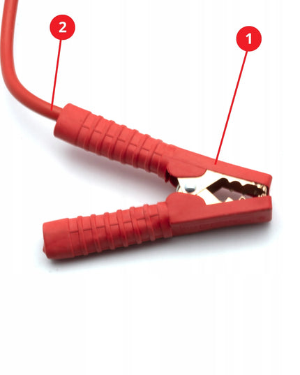 EPBC600A užvedimo kabeliai 600 A, 4,5 m – 25 mm²