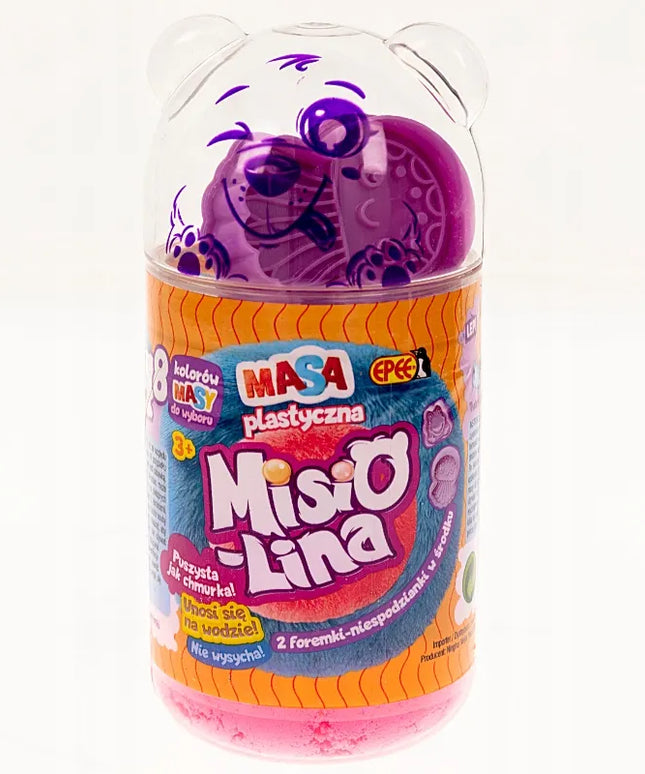 EPEE Misiolina – 2 modelinimo masės pakuotės (2 × 50 g) ir 2 formelės
