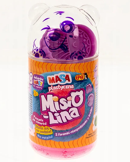 EPEE Misiolina – 2 modelinimo masės pakuotės (2 × 50 g) ir 2 formelės