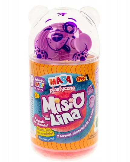 EPEE Misiolina – 2 modelinimo masės pakuotės (2 × 50 g) ir 2 formelės